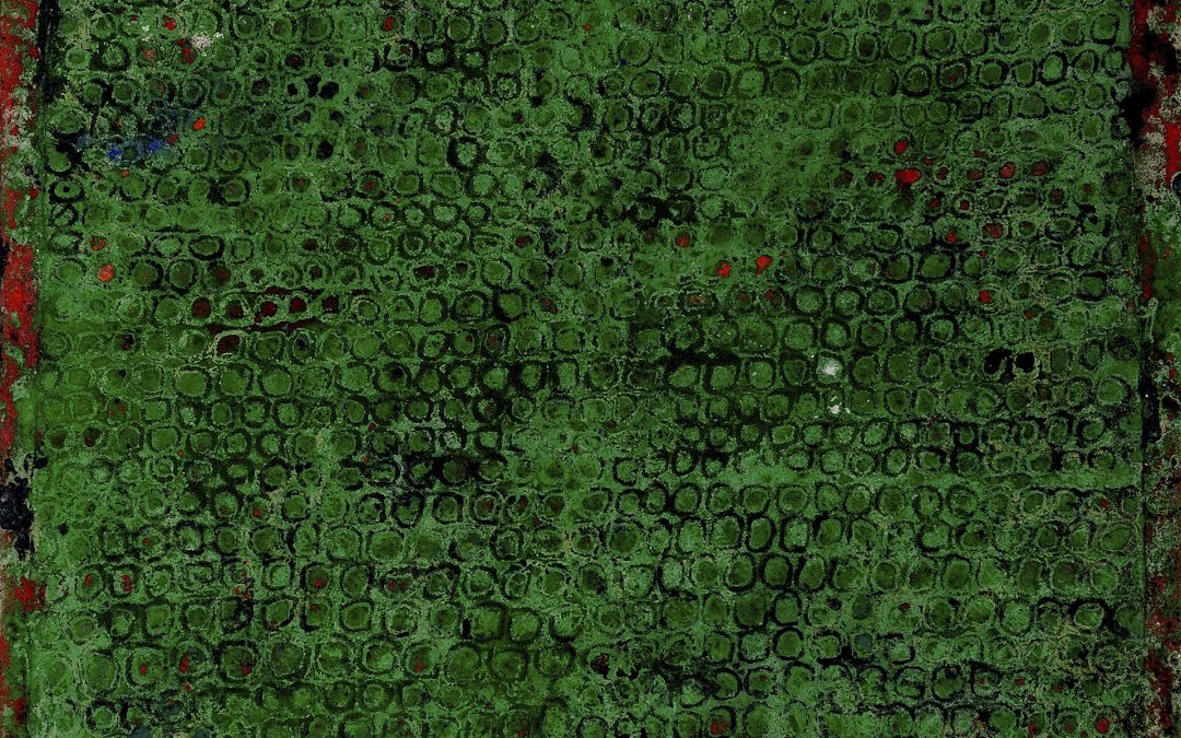 Muro verde con macchie rosse, 1958